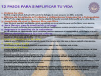 Lámina "12 Pasos para simplificar tu vida"